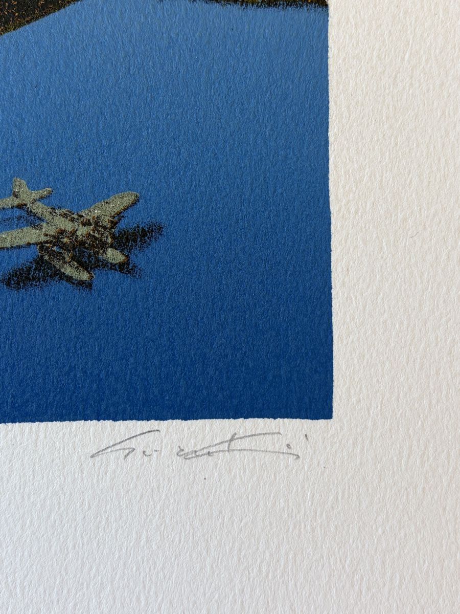 Grafiken & Lithographien: Lithographie Long Distant Flight signée numérotée 2/50 – Gebraucht aus le landeron von cance-lara 5