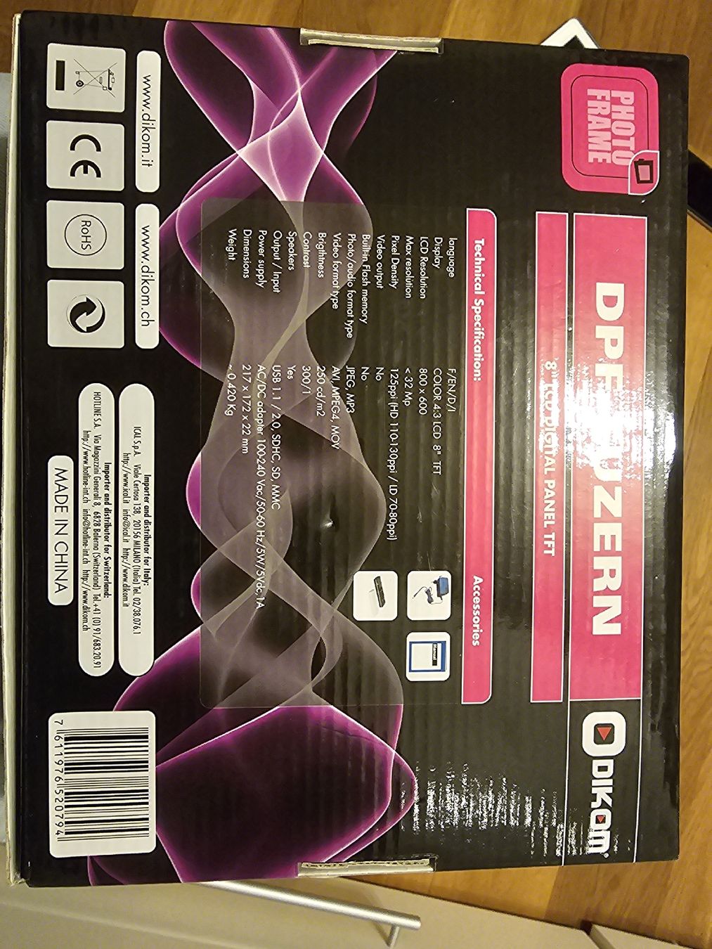 Cornici: Digitalerbilderrahmen Dikom Photo Frame neu – Nuovo e nell'imballaggio originale da Stachen venduto da bKrrrrr512 4