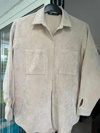 Zara Hemd Beige Grösse XS