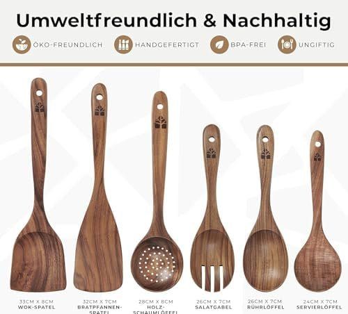 Cuillères: Holzkochlöffel Set 6tlg – Neuf avec emballage d'origine à Hundwil par Stallone5 4