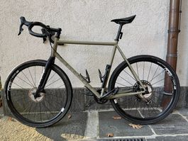 Gravelbike Stahl XXL, SRAM AXS, kaum gefahren, Custom Build