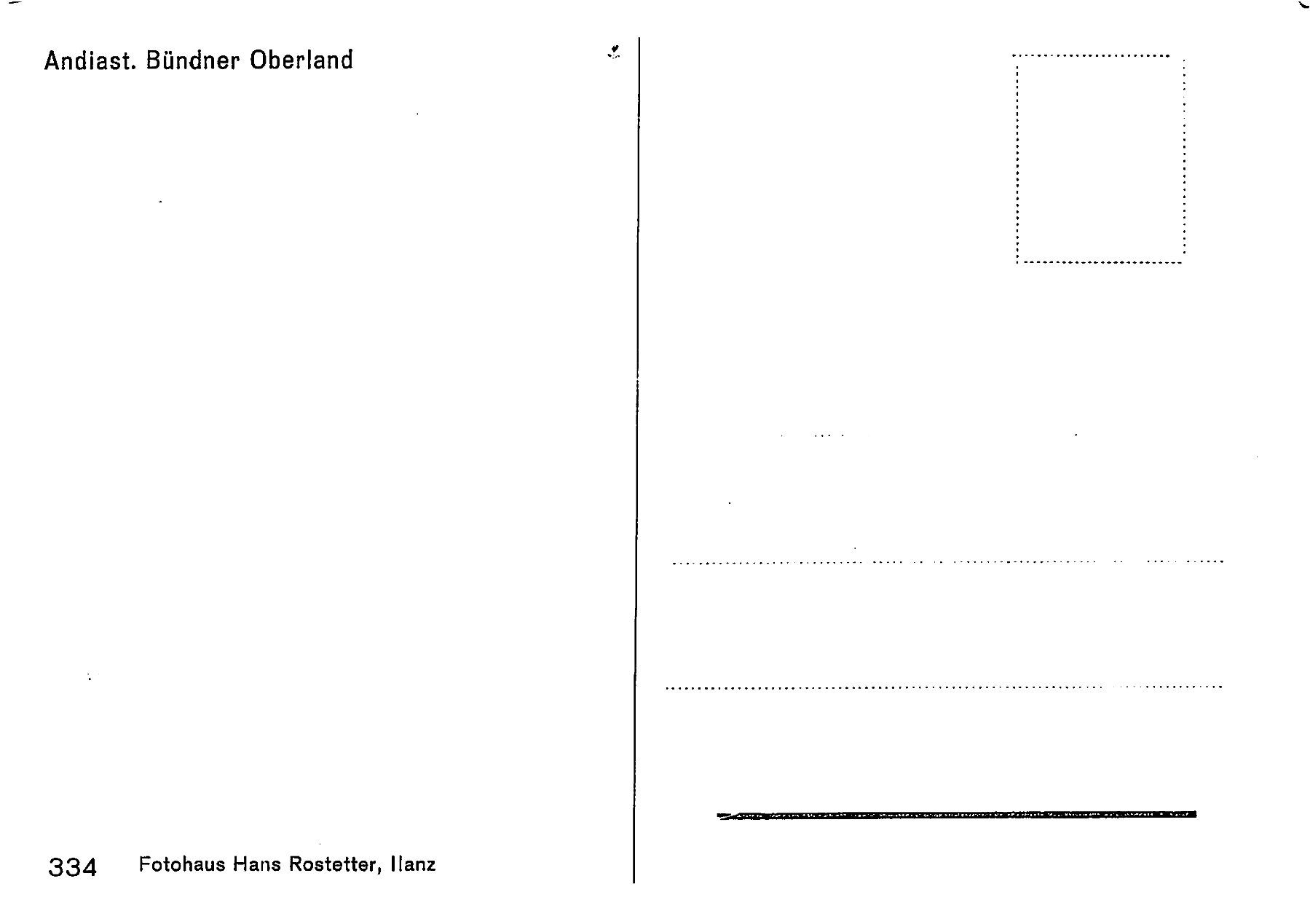 Cartoline postali: Andiast – Usato da Ottikon b.Kemptth. venduto da Neptun1974 1