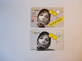 Beeone Prepaid Telefonie Gratiskarte und CHF 20 Karte