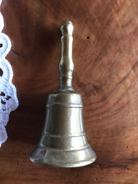Milisten Handglocke Aus Messing - Goldene Serviceglocke Für Restaurant & Zuhause
