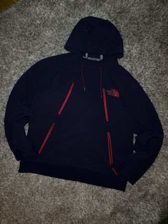 The North Face Hoodie blau mit Reissverschluss