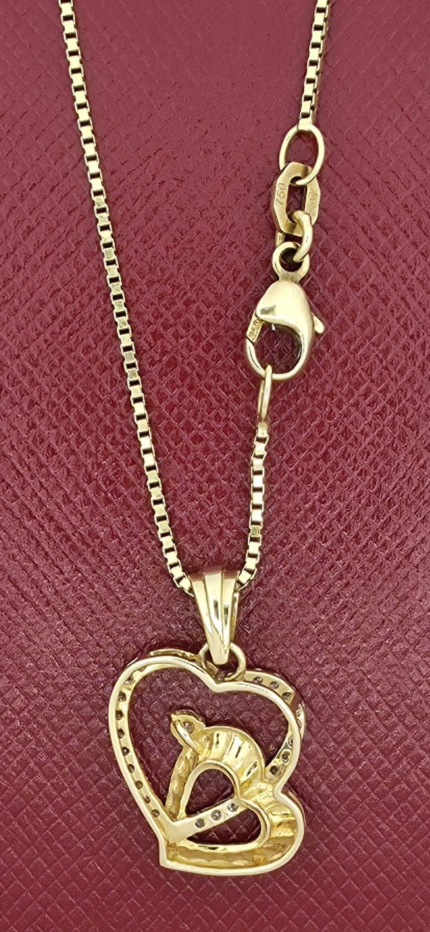 Catenine: 18 Karat Halskette mit Herzanhänger – Nuovo (secondo la descrizione) da Zürich venduto da Juwelier_Stauffacher 4
