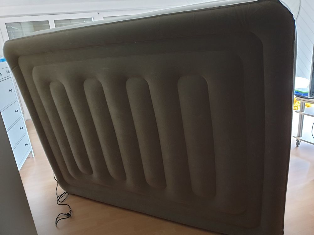 Naturehike Aufblasbares Sofa Mit Integrierter Pumpe (2000 MAh) – 300 Kg Tragfähigkeit, Veloursbezug, Für Camping, Zuhause, Garten, Picknick
