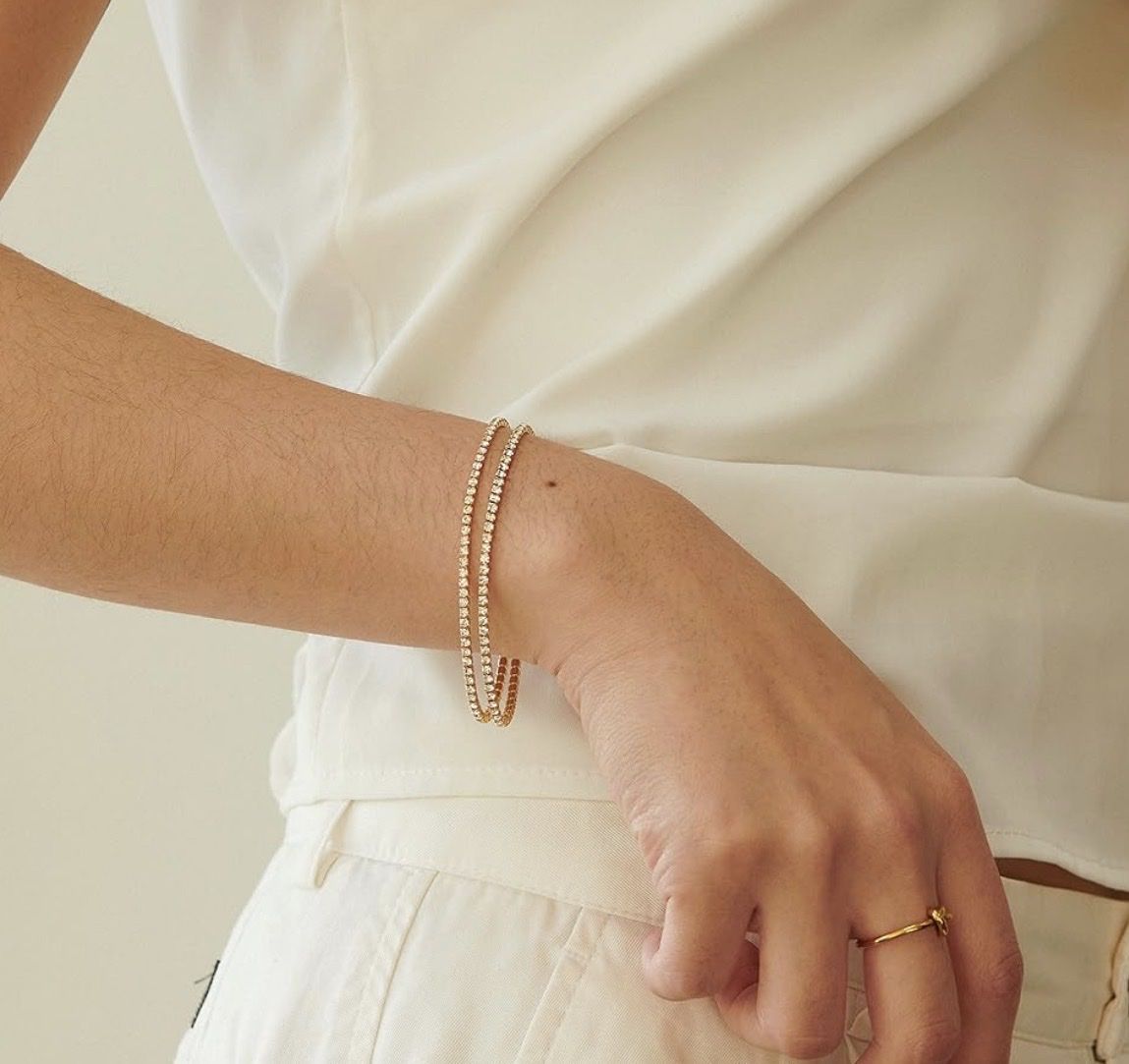 Swarovski Armbänder & -reifen: Bracelet Swarovski Subtil rosé, comme neuf – Neu (gemäss Beschreibung) aus Villars-sur-Glâne von jsa_1752 1