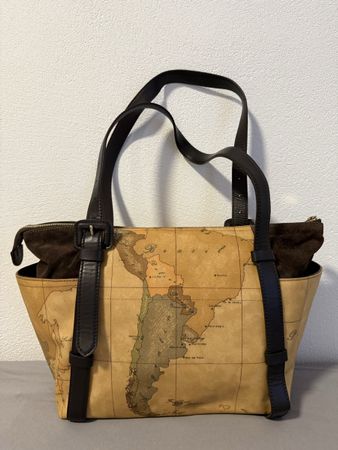 Alviero Martini (1A - Prima Classe) Handtasche — Weltkarte