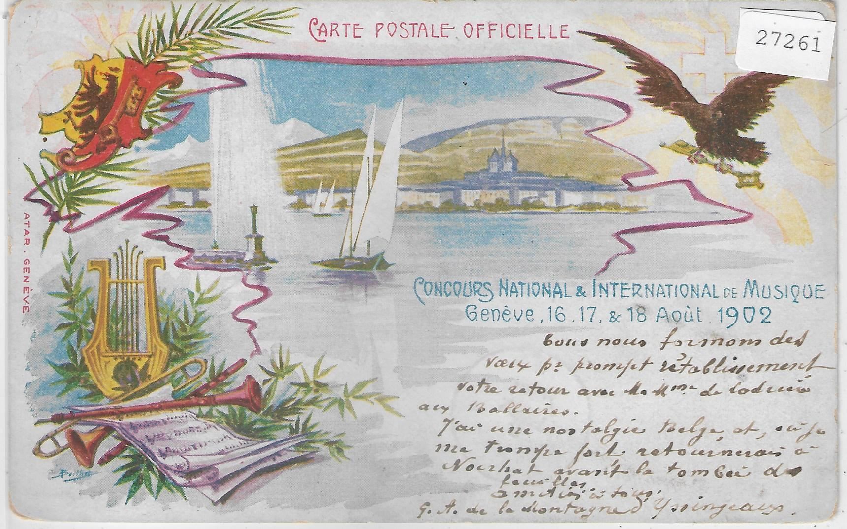 Cartoline postali: Concours National & International de – Usato da Ettingen venduto da Kartenplanet