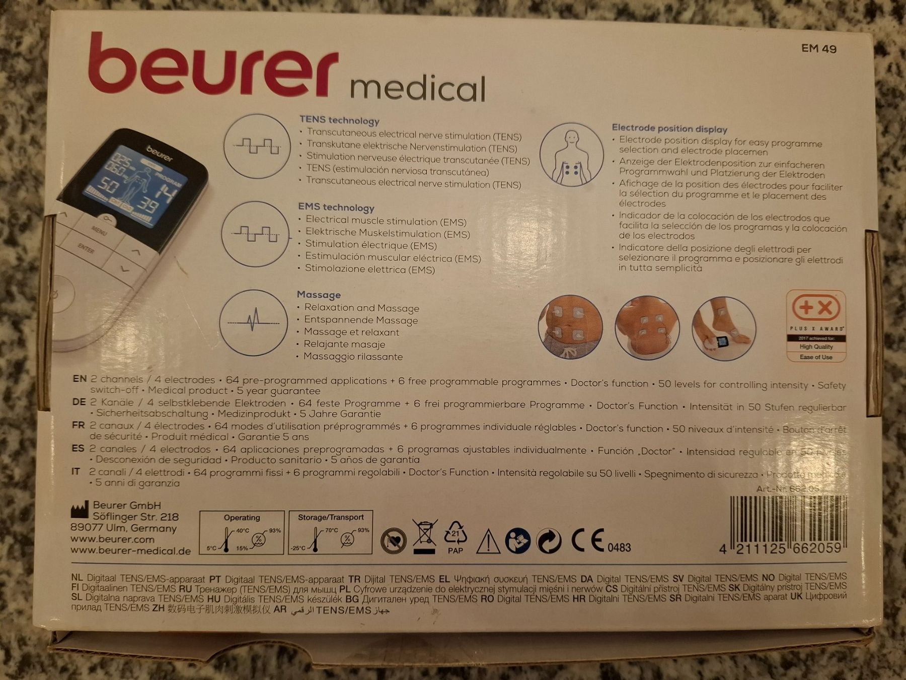 Beurer Appareils médicaux: Beurer Digital TENS/EMS Unit – D'occasion à Winterthur par rahelmedeaL 2