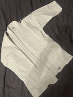 Adidas Judoanzug mit hose und gürtel Gr 160 weiss schwarz