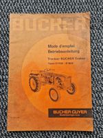 Original Betriebsanleitung Bucher Traktor D1700 + D1800