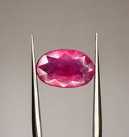 Ab 1 Fr. - 5.44 ct natürlicher Rubin Edelstein