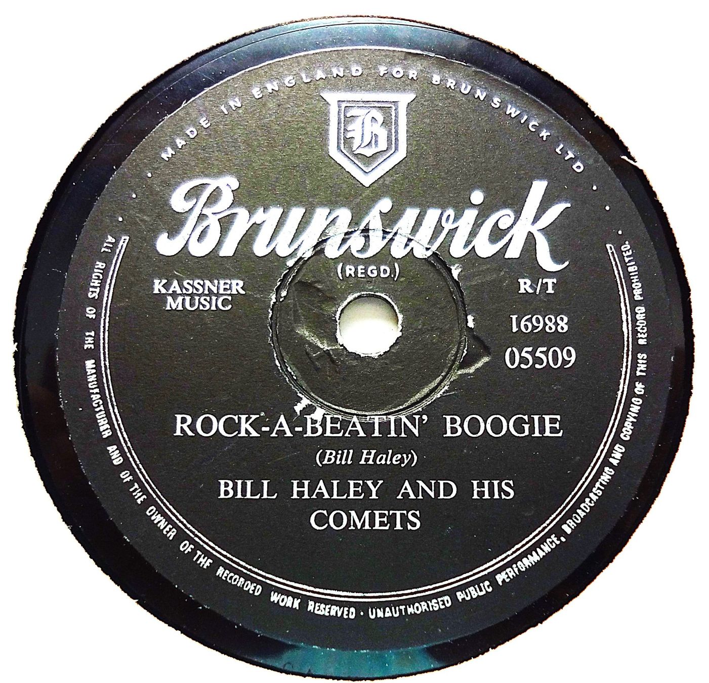 Schallplatten: Bill Haley, Rock'n'Roll Schellackplatte – Gebraucht aus Hemishofen von Phonomandy 1