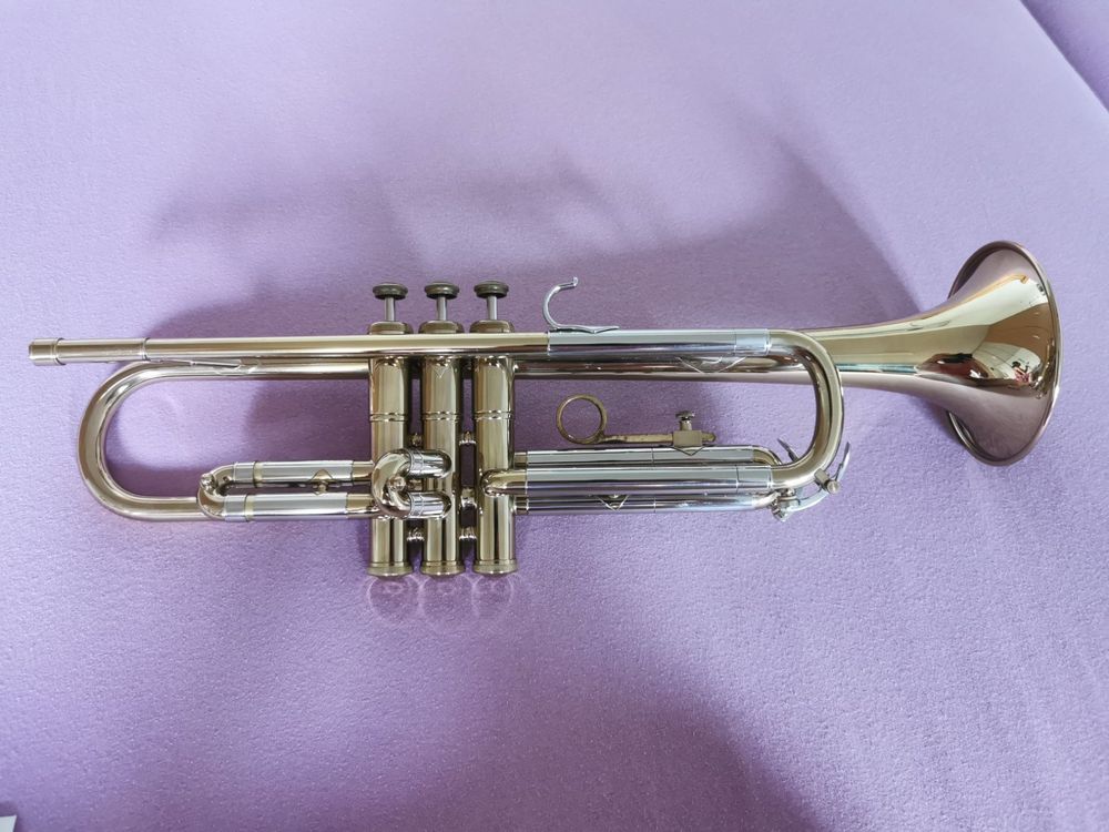 Kavallerie-Trompete Aus Messing – Gold, 52 Cm Lang, Für Schulbands & Jugendliche, Lauter Klang