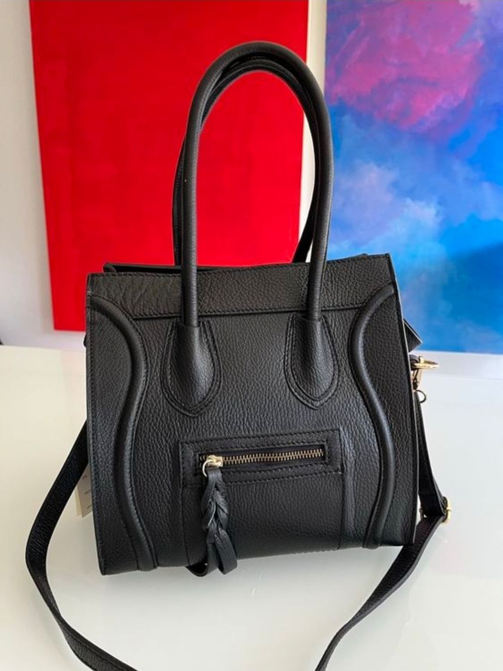 Borse da donna: Ledertasche schwarz – Usato da Oberweningen venduto da tigerwutz