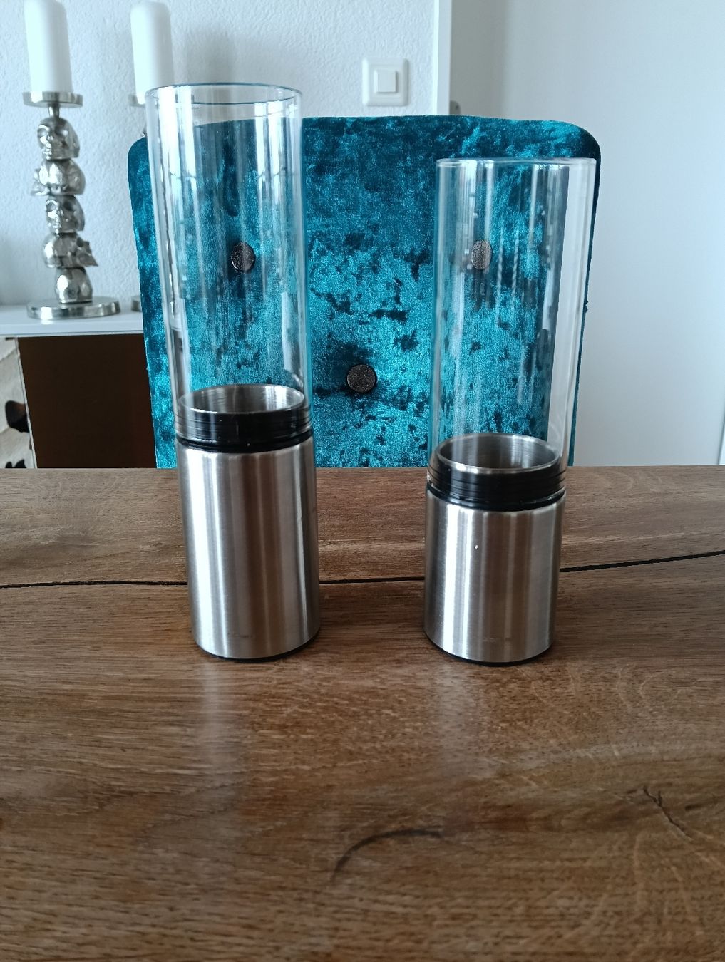 Blomus Portacandele: Windlichter / blomus / Alu / Glas – Usato da Binz venduto da HaK_79