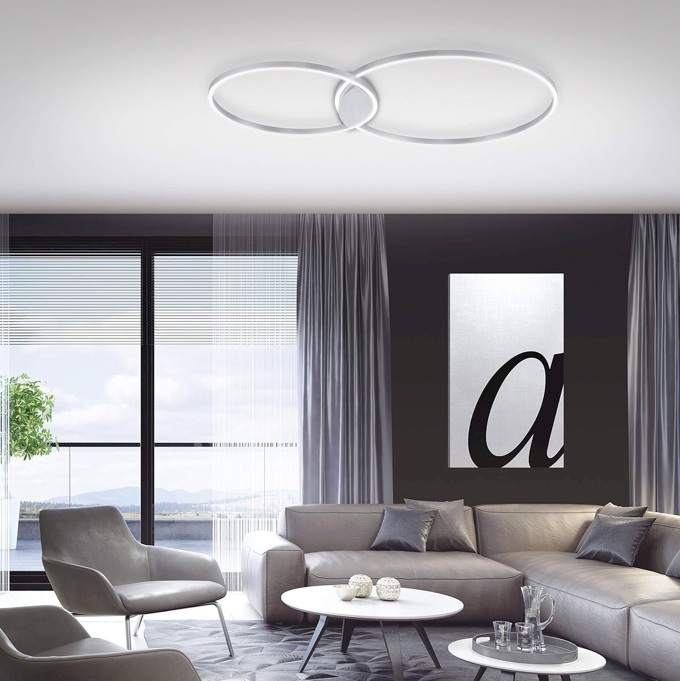Lampadari & plafoniere: Paul Neuhaus Q-KATE Deckenleuchte 46W – Nuovo e nell'imballaggio originale da Bottighofen venduto da zaap 8