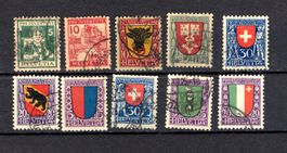 Lots Timbres  Suisse , Pro Juventus , voir Photos