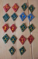Konvolut Kragenspiegel Set. der Schweizer Armee
