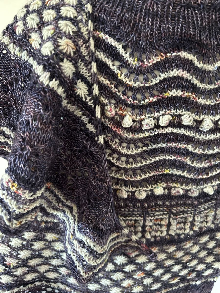 Foulard & Sciarpe: Rundes Tuch - handgestrickt - Merino – Nuovo e nell'imballaggio originale da Riniken venduto da KreativImKopf 4