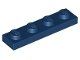 Lego Dark Blue Plate 1 x 4 24 Stück