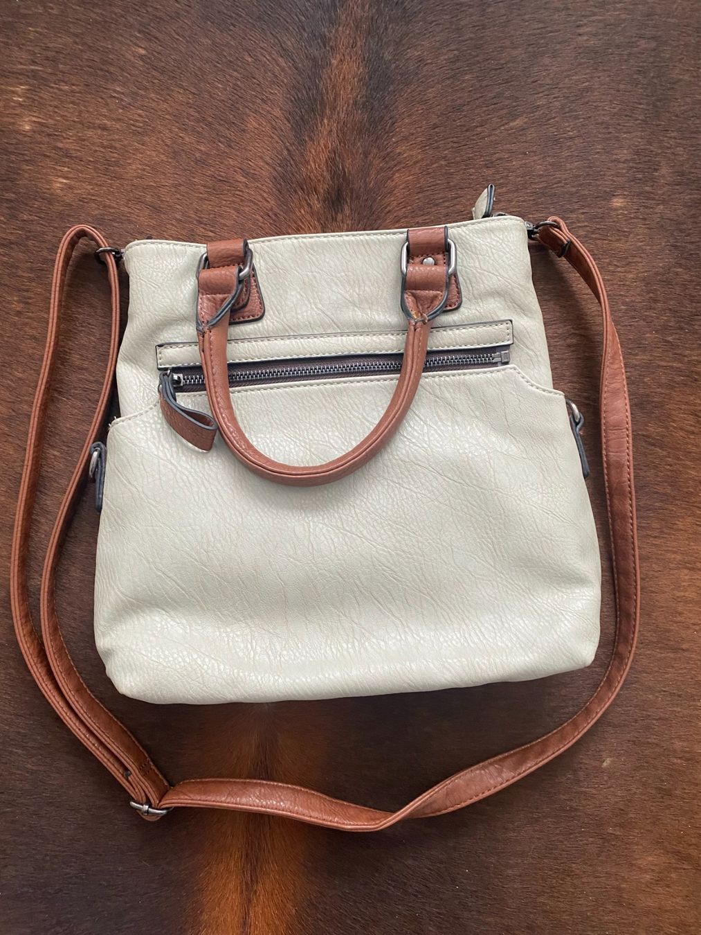 Borse da donna: Handtasche beige-braun NEU – Nuovo e nell'imballaggio originale da Füllinsdorf venduto da Sunnebliemli7 4