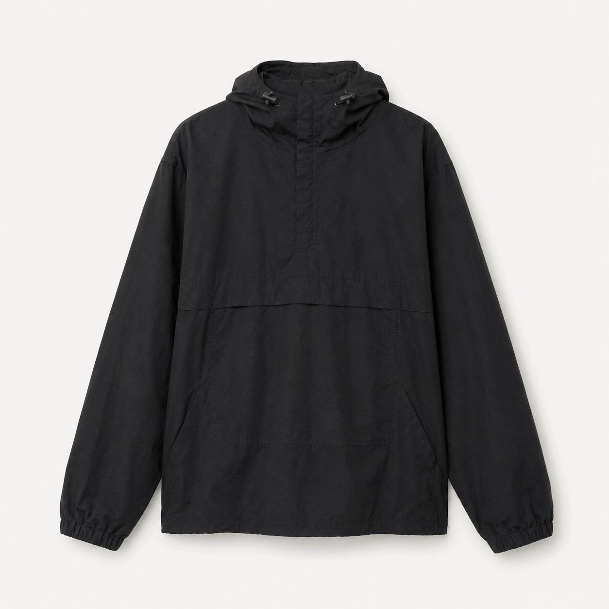 Giacche: Schwarzer Anorak,  Windbreaker Jacke mit Kapuze – Usato da Zürich venduto da Unterstop