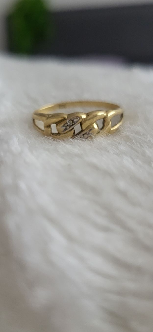 Bagues: Moderner Panzerring mit 1 Diamant💎  – Neuf (Voir description) à Unterägeri par Altgoldschmuck 4