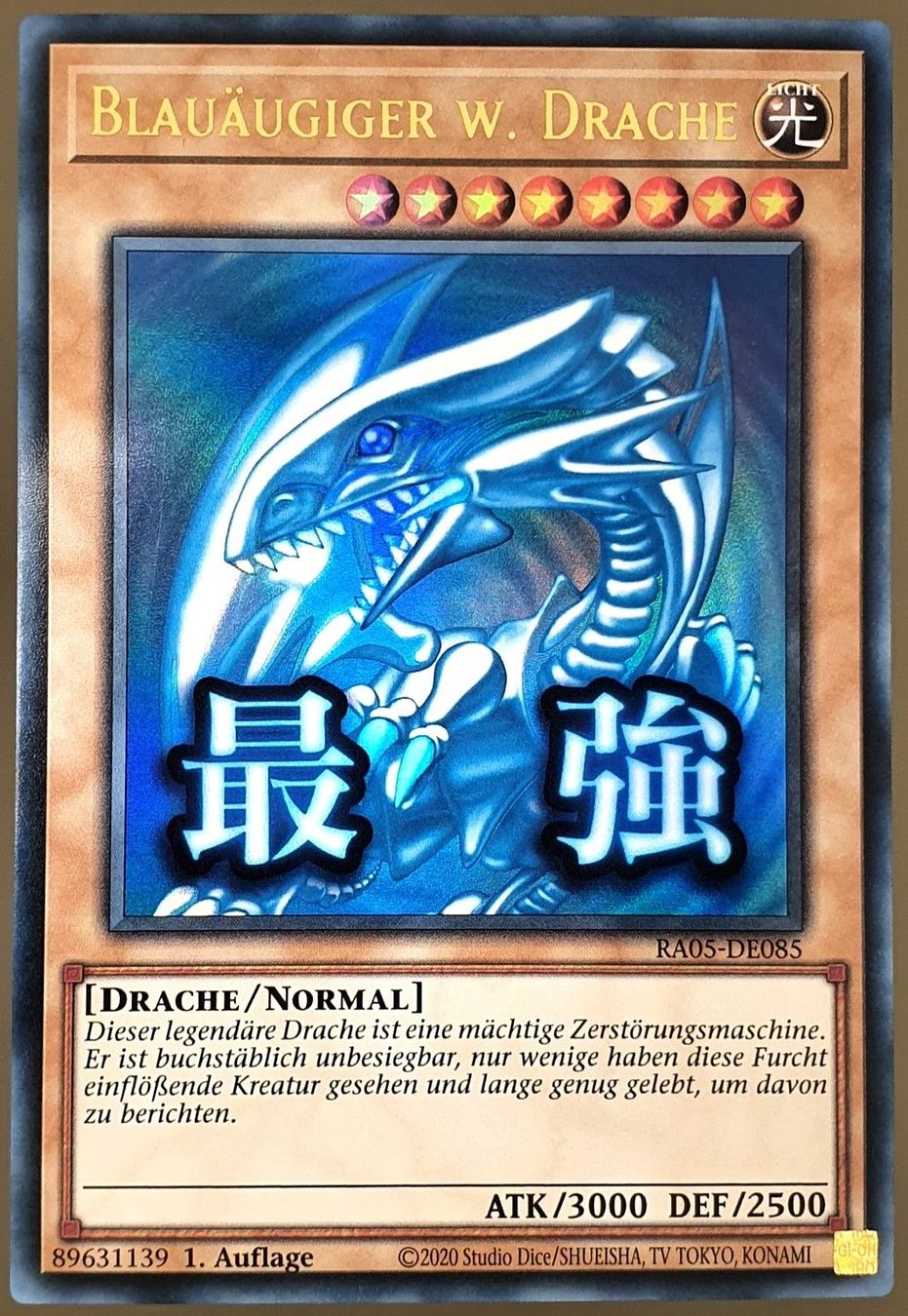 Yugioh Carte collezionabili: Blauäugiger Weisser & Rotäugiger Schwarzer Drache, Dunkles – Nuovo e nell'imballaggio originale da Chur venduto da -NewERA- 1