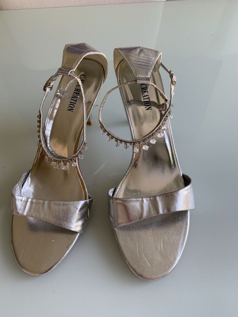 Scarpe da donna: Sandalen Silber – Usato da Adliswil venduto da Majeska 1