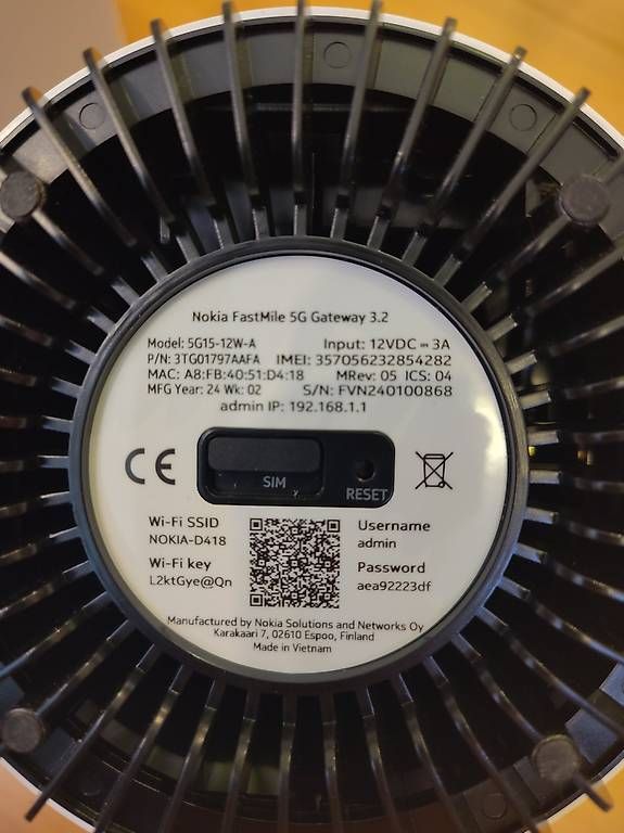 Nokia Modems & Router: Nokia FastMile 5G Gateway 3.2 5G Router – Gebraucht aus St. Gallen von mmasklink 1