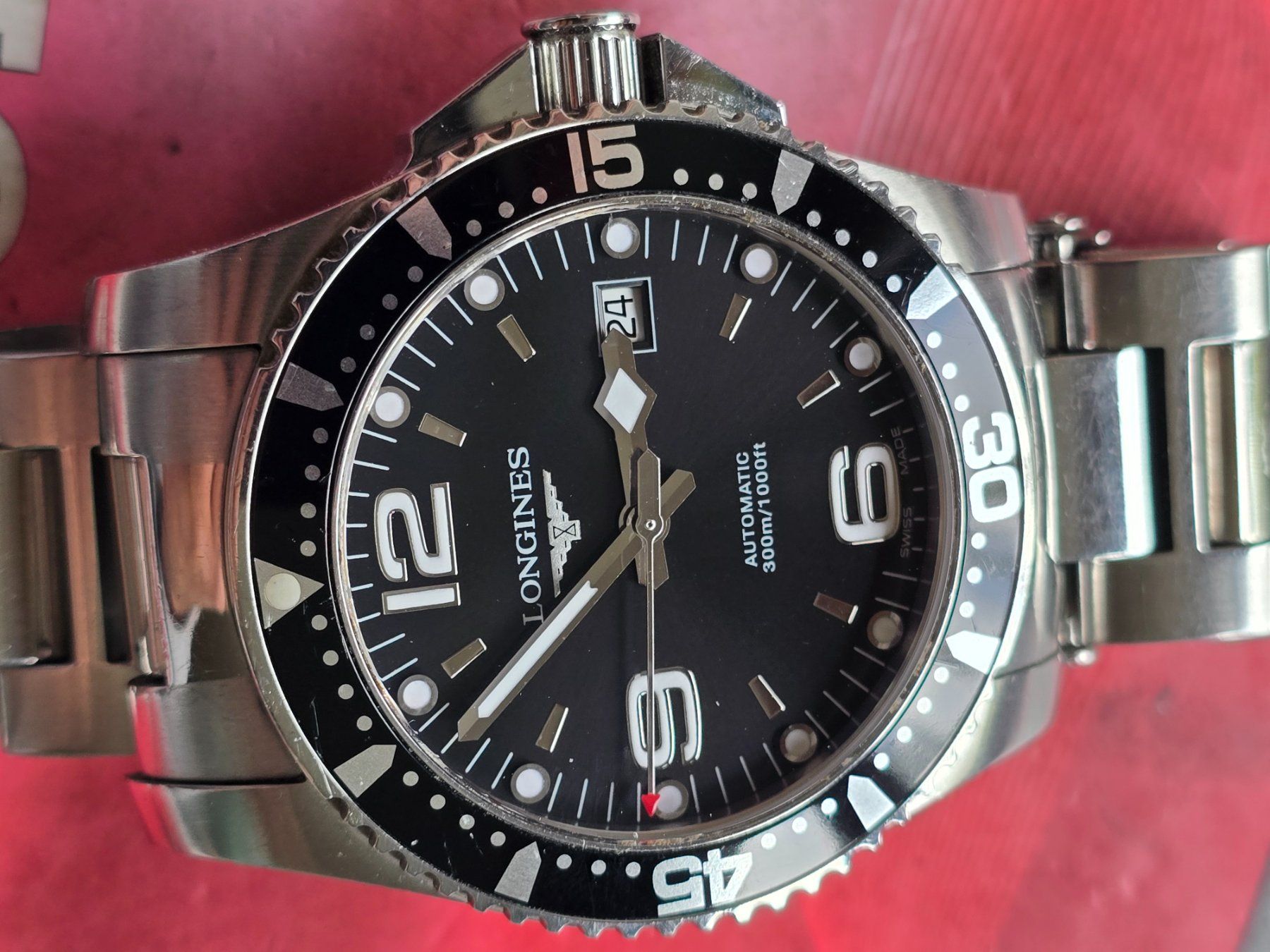 Longines Orologi: Longines Hydro Conquest Date 300m Automat wunderschoen – Usato da Muri AG venduto da Corredor 3