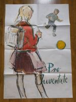 Poster Lipps Margaretha Pro Juventute 1959 Wolfsberg Zürich