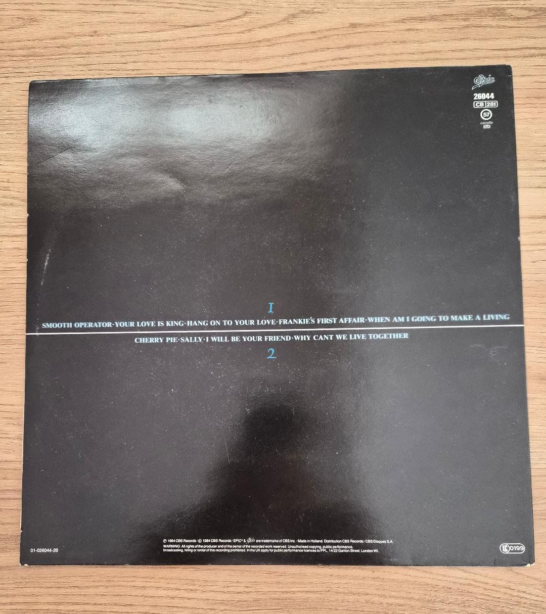 Dischi in vinile: Schallplatte / LP SADE "Diamond life" – Usato da Dielsdorf venduto da Haesi0 1