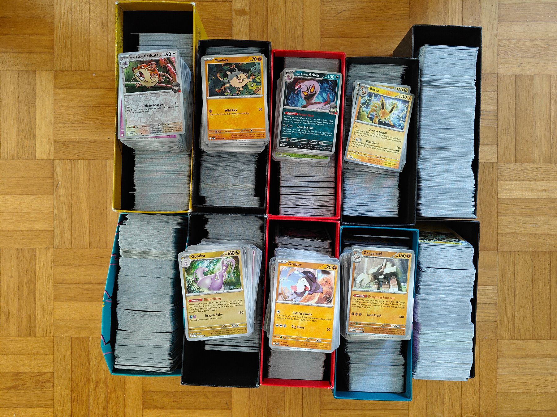 Pokémon Cartes à collectionner: Pokemon Karten Bulk total 9 KG ab 1.- – D'occasion à Binningen par Elbambolo
