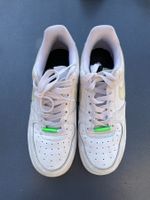 Nike Airforce 1 glow in the dark Weiss Grösse 37.5