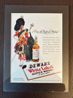 Originale Werbeanzeige Dewar's White Label
