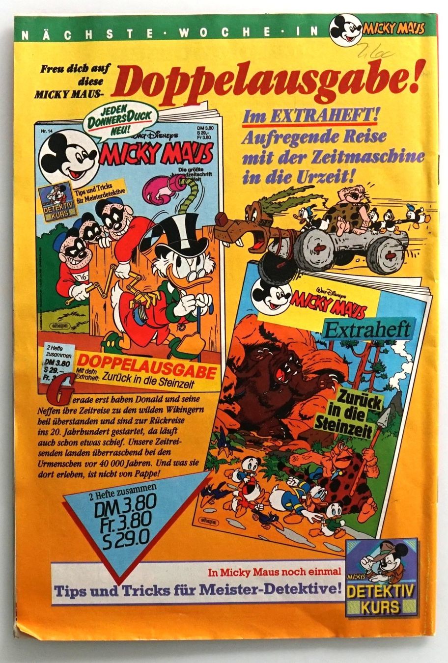 Fumetti: Micky Maus Heft Nr. 13/1990 mit originaler Beilage – Usato da Sissach venduto da glrpmpfk 1