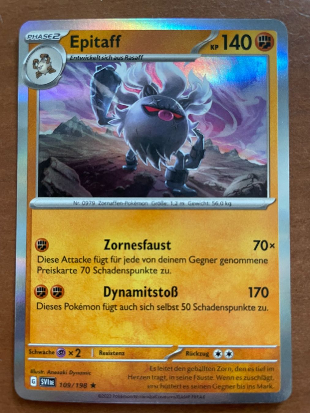 Pokémon Sammelbilder & Trading cards: Pokemon Epitaff Holo (Versand gratis) – Neu (gemäss Beschreibung) aus Chur von Angerson