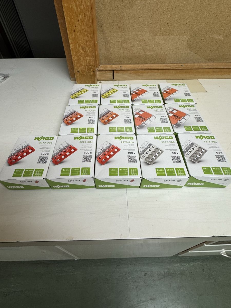 Wago Componenti elettronici: Wago Klemmen diverse neu – Nuovo e nell'imballaggio originale da Zürich venduto da papaplatte 1