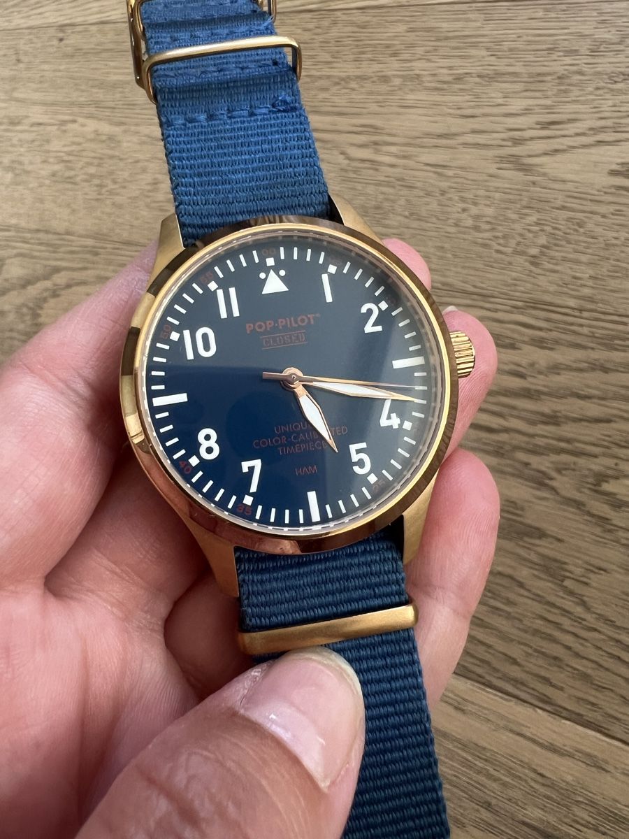 Orologi: Closed Pop Pilot Campus Flight Uhr – Usato da Aarau venduto da Marylou90 1