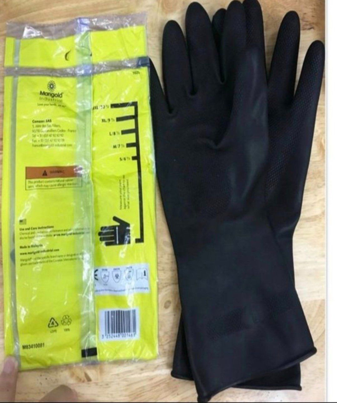 Guanti & manicotti: Mangold Chemikalien Schutzhandschuhe Gr.XL – Nuovo e nell'imballaggio originale da Rotkreuz venduto da keerthdi 1