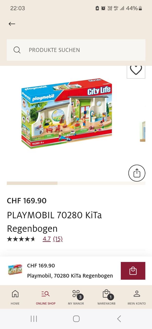 Playmobil Giocattoli: Playmobil KiTa Kindergarten – Usato da Spreitenbach venduto da Jus_299b 2
