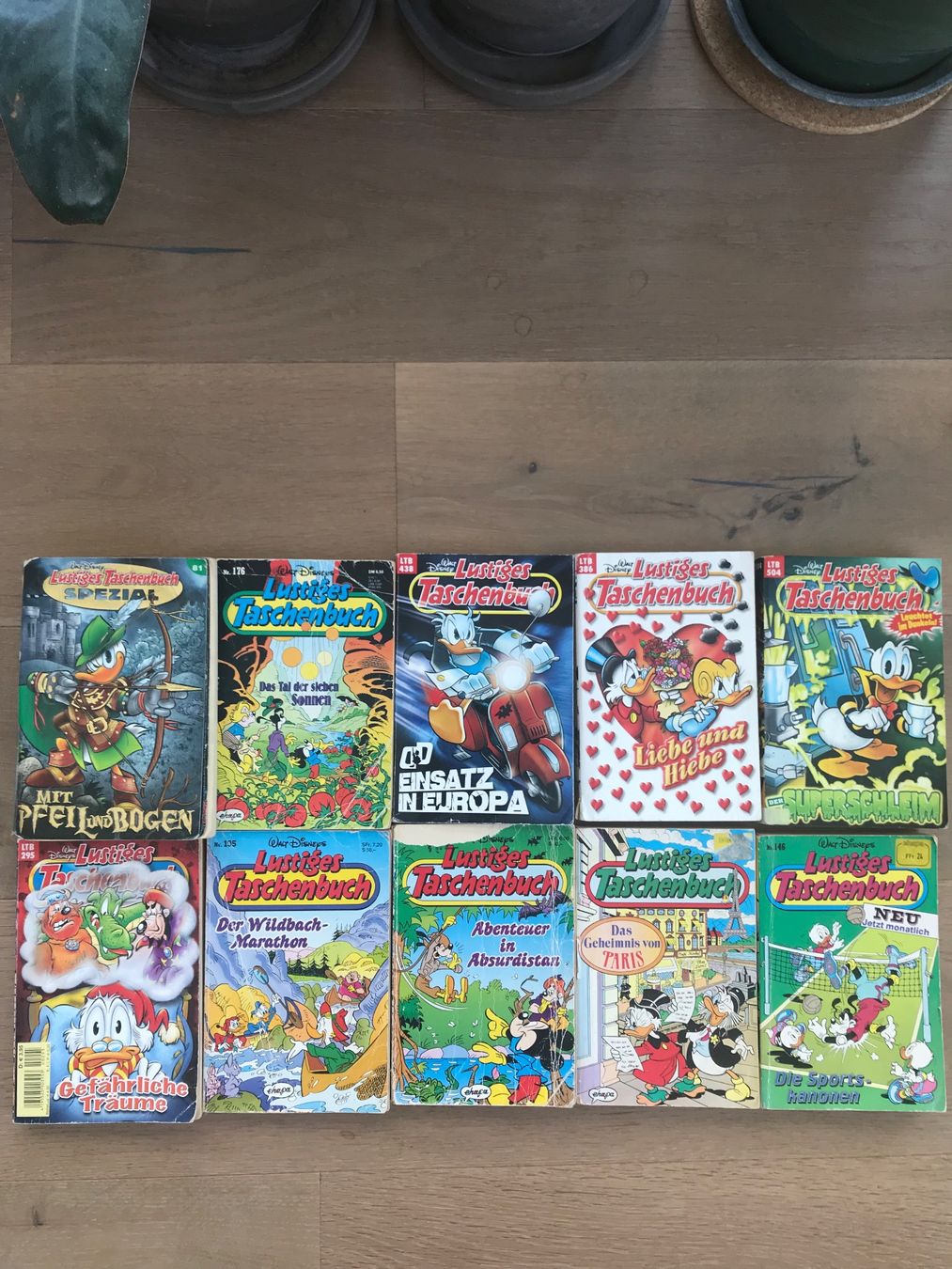 Fumetti: LTB  Lustige Taschenbücher - 10 Bücher – Usato da Affoltern am Albis venduto da variablend