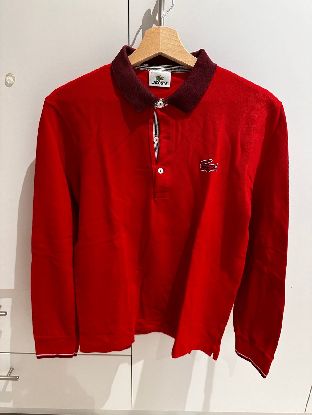 Lacoste Magliette Polo: Polo Lacoste, Red, Size 3 – Usato da Wilen b. Wollerau venduto da ccgold 1