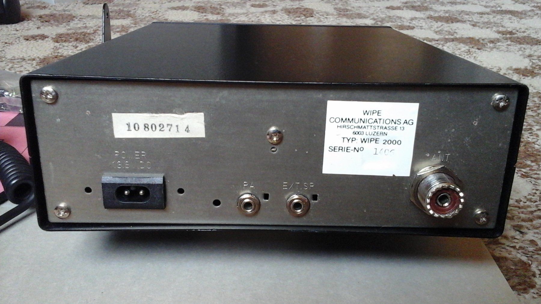 Funktechnik: Wipe 2000 CB-Mobilfunkgerät FM/AM/SSB (Oldtimer) – Gebraucht aus Farnern von Radiovox 3