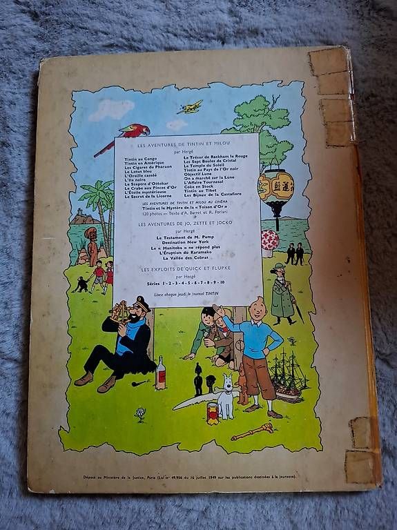 Fumetti: Tintin en Amérique édition 1966 – Usato da Vernayaz venduto da vandouest 2