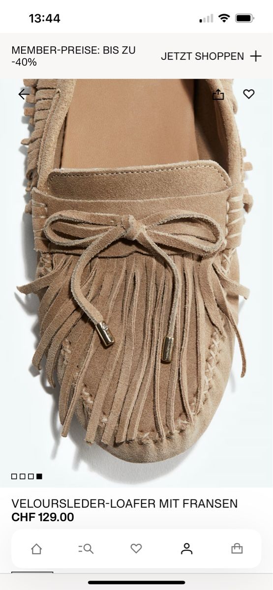 H&M Scarpe da donna: Loafer aus Veloursleder mit Fransen – Nuovo e nell'imballaggio originale da Bern venduto da SinaArikan 5